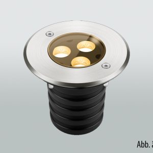 LED-Bodeneinbaustrahler; 3,5W; 3.000K; Ø110mm