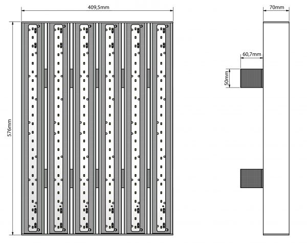 LED-Hallentiefstrahler Ballwurfsicher HT4/158 5.000K – Bild 2
