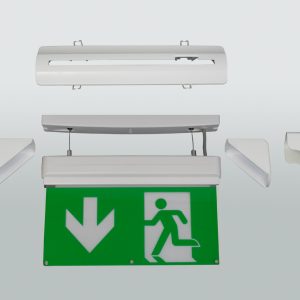 LED-Rettungszeichenleuchte 4 in 1