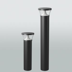 LED Pollerleuchte POLKOPR13; 25W; RAL9017; 3.000K; 4.000K, 5.000K