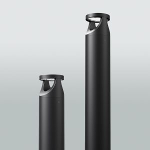 LED Pollerleuchte POLKOPR16; 22W; RAL9017; 3.000K, 4.000K, 5.000K