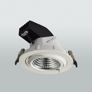 LED-Deckeneinbaustrahler schwenkbar Ø136mm