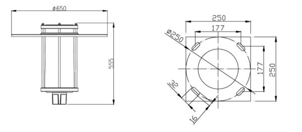LED Straßenleuchte STL30; 17W; RAL7030; 3.000K – Bild 2