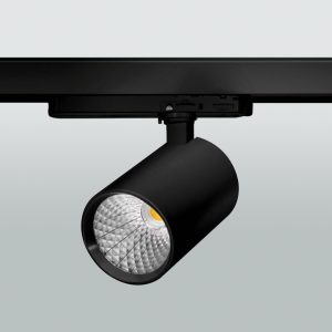 LED 3-Phasen Stromschienenstrahler; schwarz; Multilumen