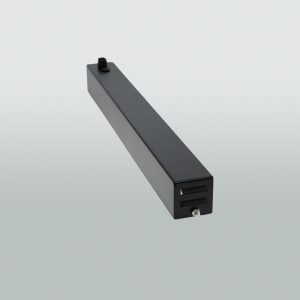 Deckenbaldachin für Arbeitsplatz-Pendelleuchten; schwarz