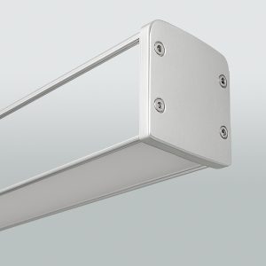 Tragschiene zur Universalmontage 2,80m; mikropr. Abd.; Alu natur