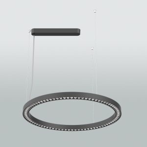 LED-Pendel-Ringleuchte Ø655mm, schwarz