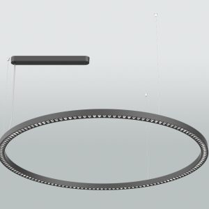 LED-Pendel-Ringleuchte Ø1205mm, schwarz