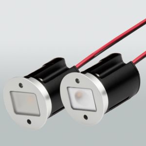 LED-Handlauf Einbauspot Ø33mm; 1,5W; 24V; 3.000K; asymmetrisch, Einbau-Montage