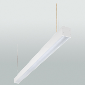 LED-Arbeitsplatz-Pendelleuchte; 2800mm; direkt-indirekt strahlend; weiß; schaltbar